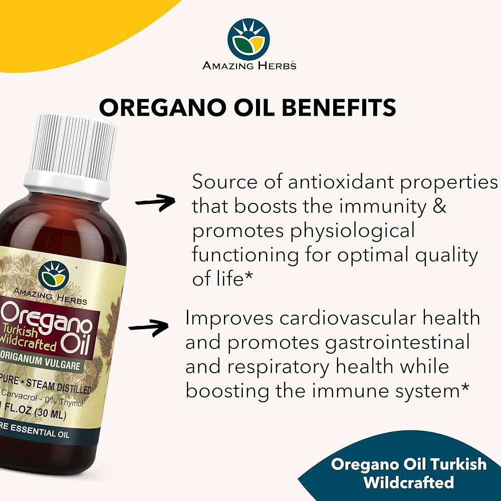 Image of the benefits of using Oregano Pure Essential Oil 30ml