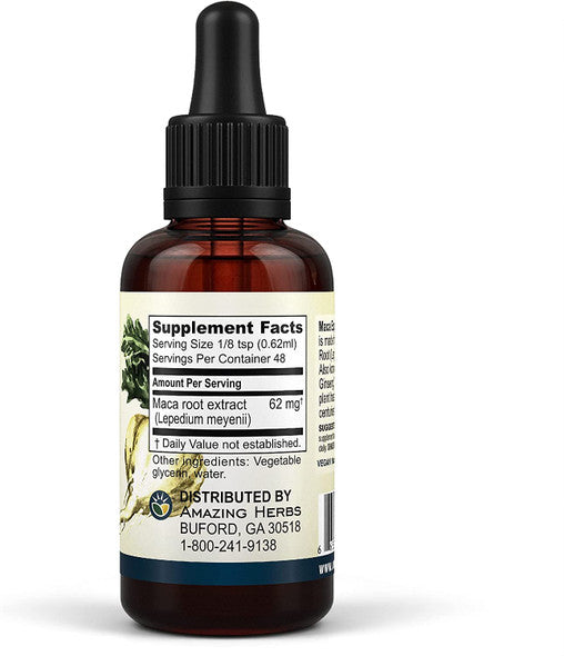 Supplement facts on the brown glass bottle of Oregano Pure Essential Oil 30ml