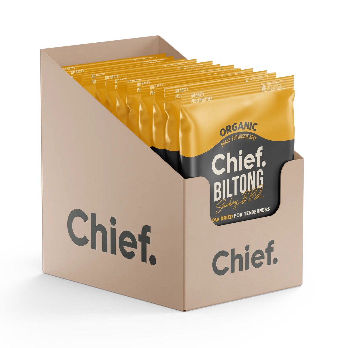 Biltong Smokey BBQ 30g-Chief-Matakana Pharmacy