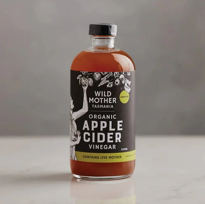 Organic Australian Apple Cider Vinegar 500ml-Wild Mother Tasmania-Matakana Pharmacy