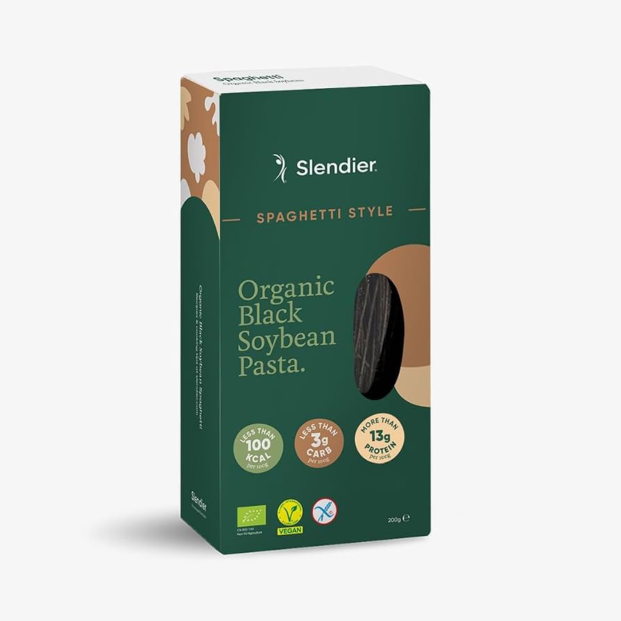 Organic Black Soybean Spaghetti 200g-Slendier-Matakana Pharmacy