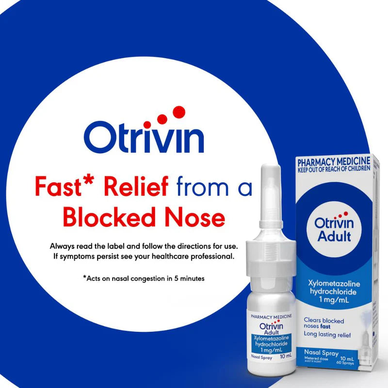 Otrivin Adult Nasal Spray 10ml-GSK-Matakana Pharmacy