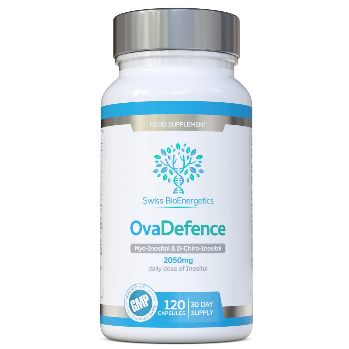 OvaDefence Myo & Chiro Inositol 120 Capsules-Swiss Bioenergetics-Matakana Pharmacy