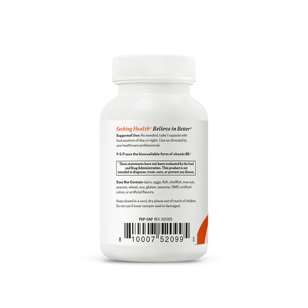 P5P 100 Capsules-Seeking Health-Matakana Pharmacy