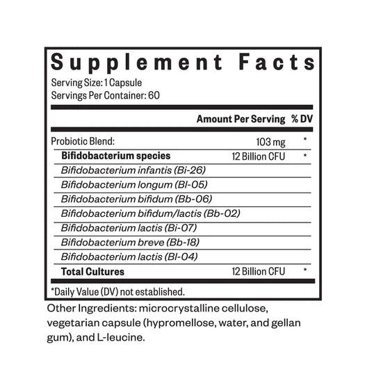 Probiota Bifidobacterium 60caps-Seeking Health-Matakana Pharmacy