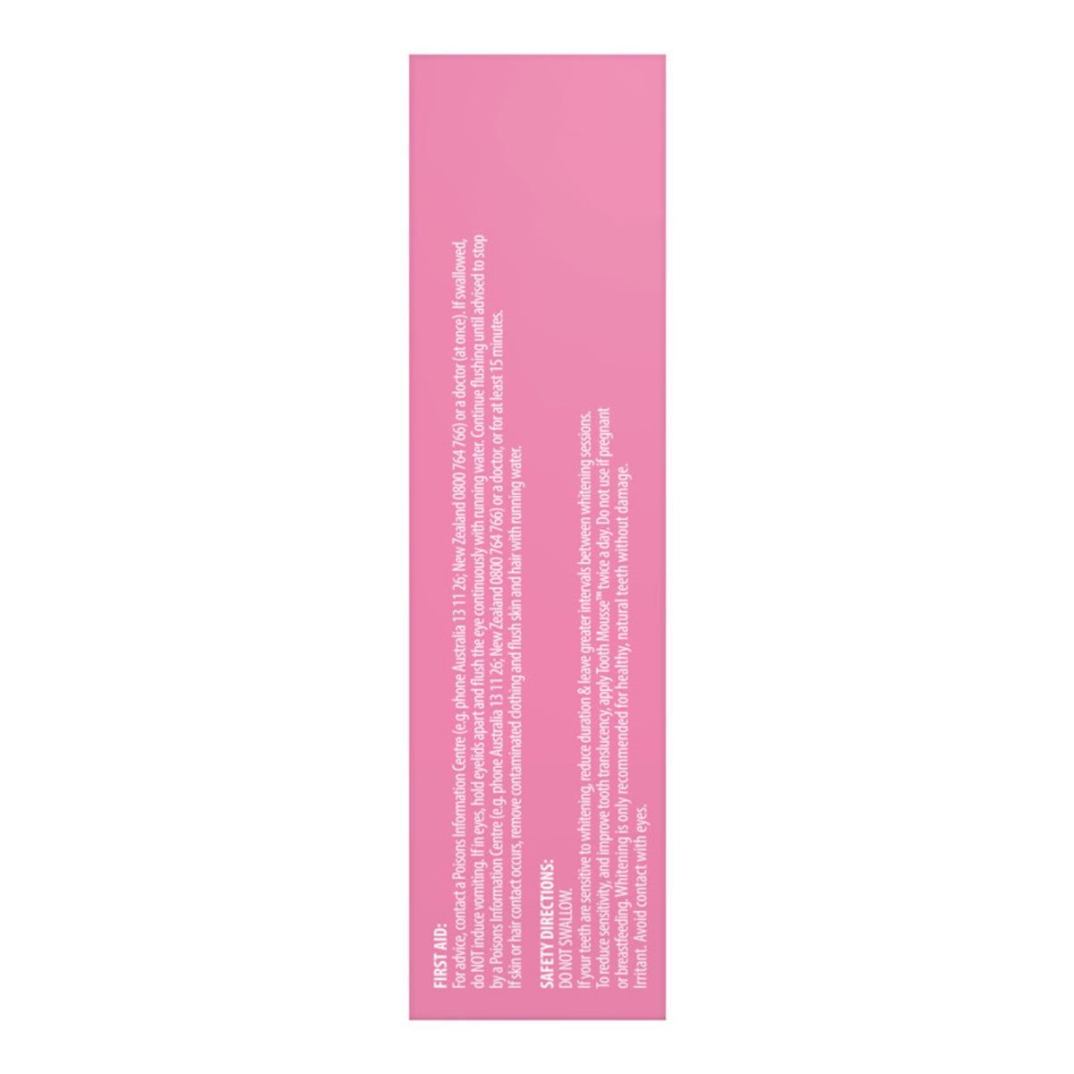 Safety informations on how to use PIKSTERS Crush Whitening Strip Watermelon 28pk