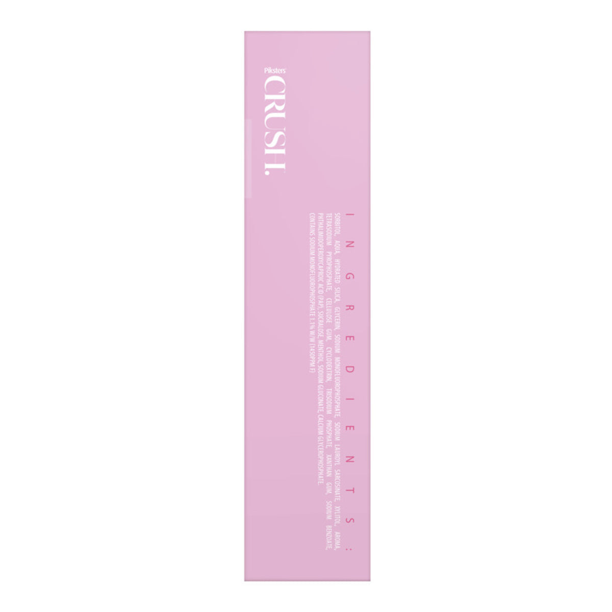 Ingredients in PIKSTERS Crush Whitening Toothpaste Strawberry 96g