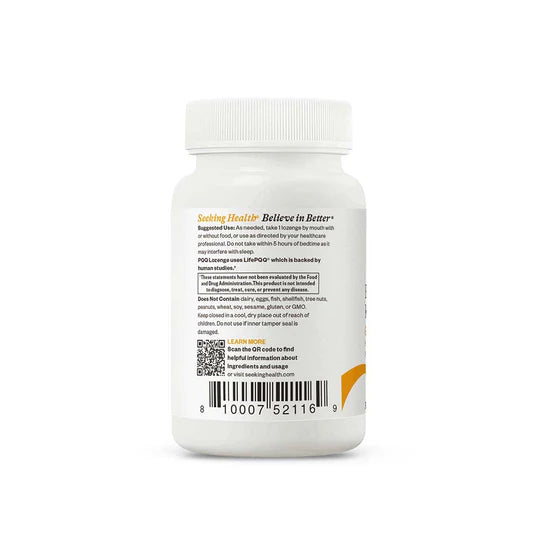 PQQ 30 Lozenges-Seeking Health-Matakana Pharmacy