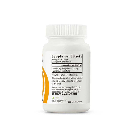 PQQ 30 Lozenges-Seeking Health-Matakana Pharmacy