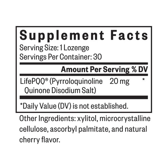 PQQ 30 Lozenges-Seeking Health-Matakana Pharmacy