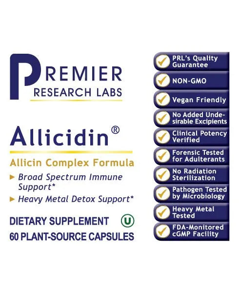 Allicidin 60caps-Matakana Pharmacy