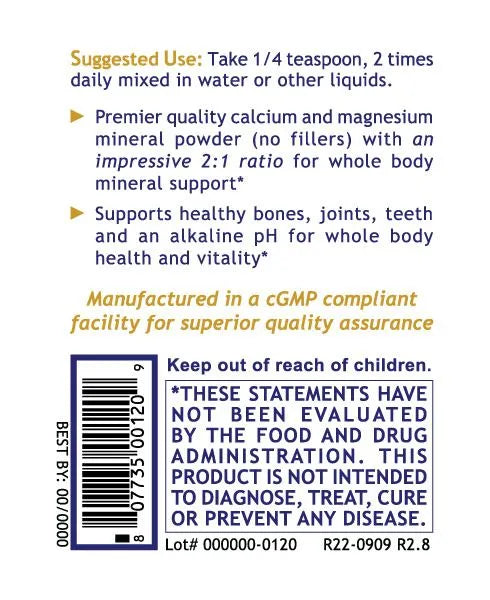Calcium Magnesium Powder 227g-Matakana Pharmacy