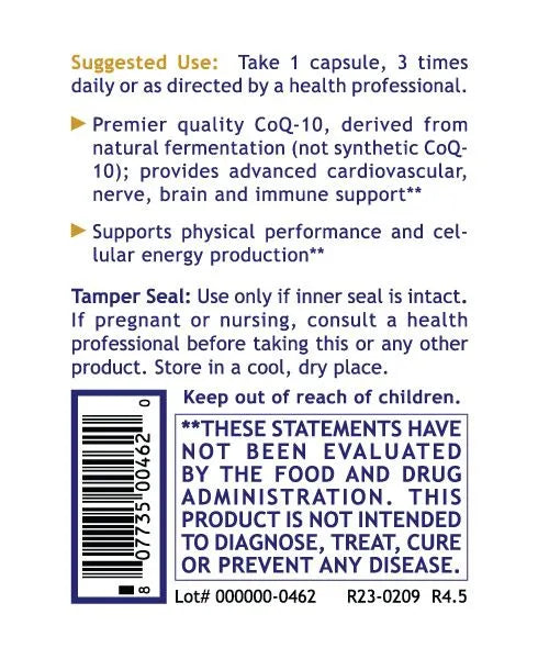 CoQ10 50caps-Matakana Pharmacy