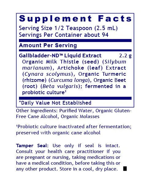 Fermented Gallbladder-ND Liquid 235ml-Matakana Pharmacy