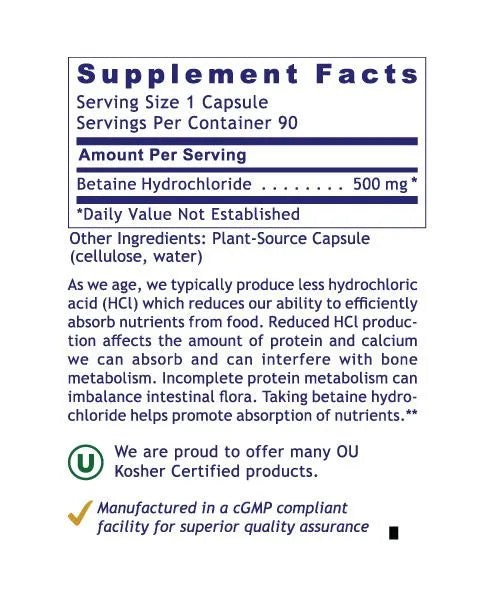 HCL 90caps-Matakana Pharmacy