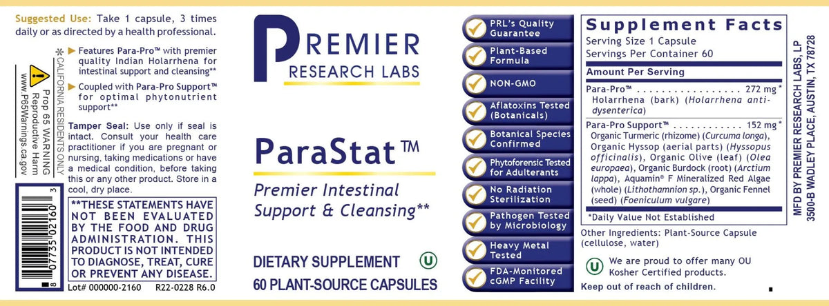 ParaStat 60caps-Matakana Pharmacy