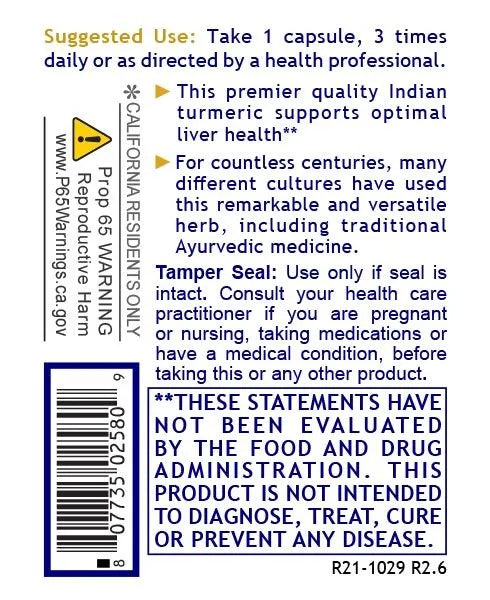 Turmeric 60caps-Matakana Pharmacy