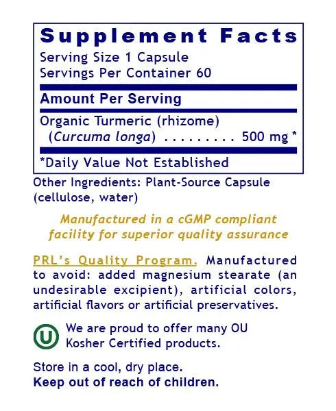 Turmeric 60caps-Matakana Pharmacy