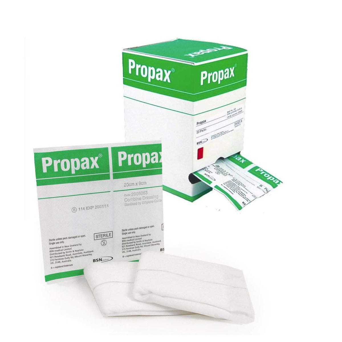 PROPAX Combine 10x9cm SINGLE DRESSING-Matakana Pharmacy