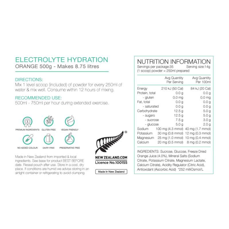 PURE SN Electrol. Hyd Orange 500g-Matakana Pharmacy
