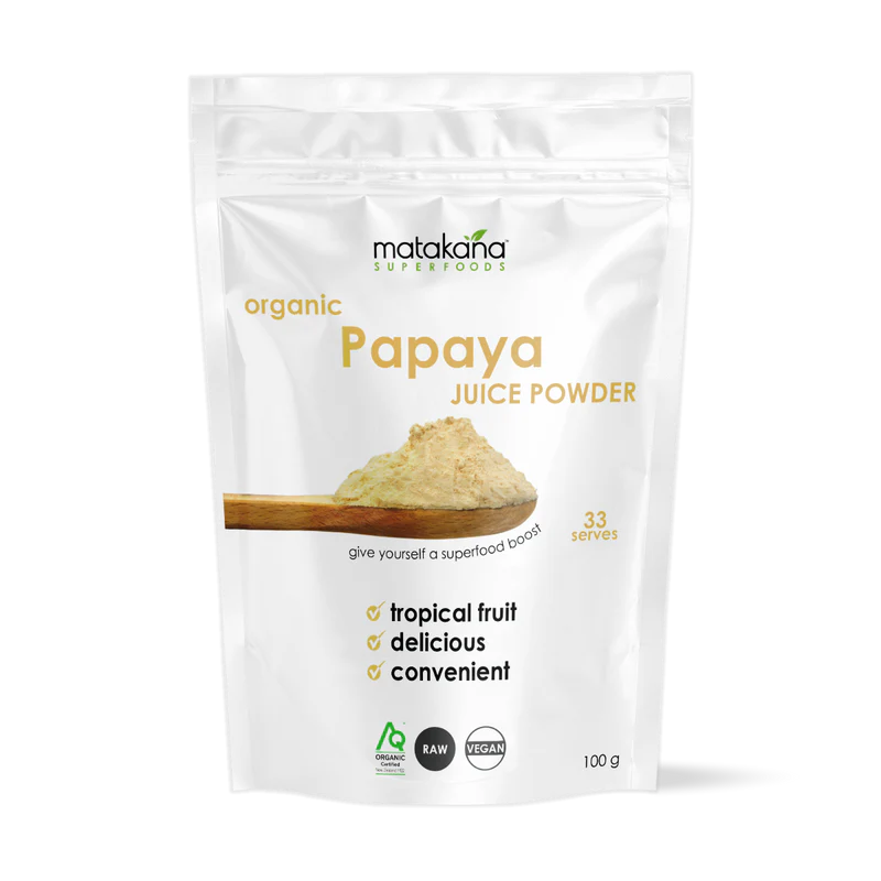 Papaya Juice Organic Powder 100g-Matakana Pharmacy