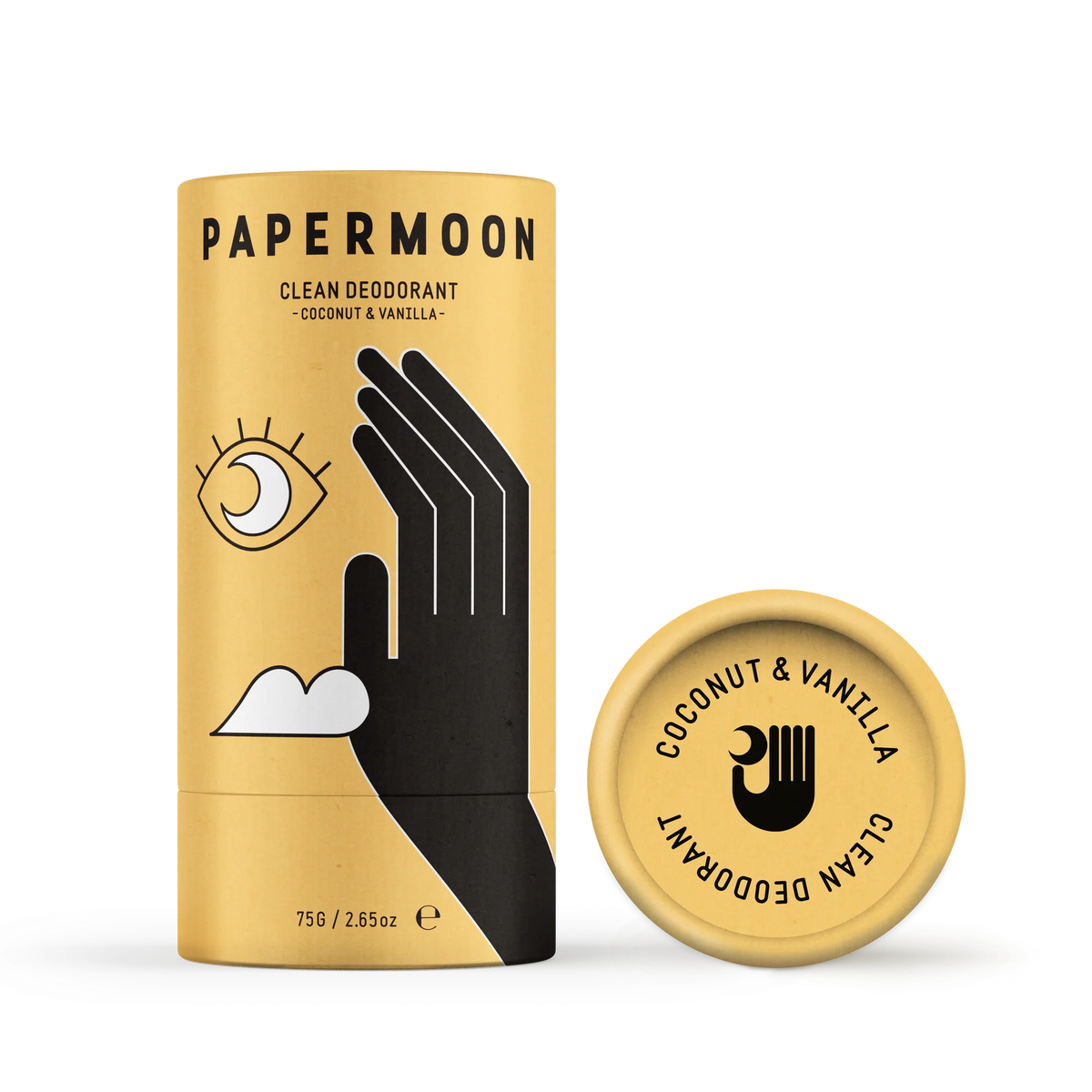 Coconut & Vanilla Natural Clean Deodorant-Papermoon-Matakana Pharmacy
