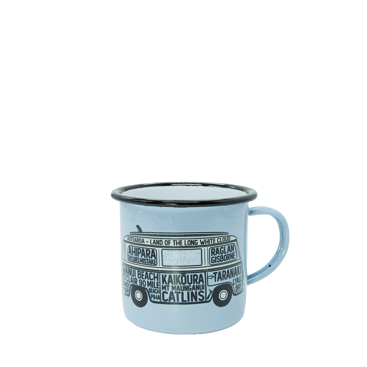 Enamel Mug Small Retro Surfing