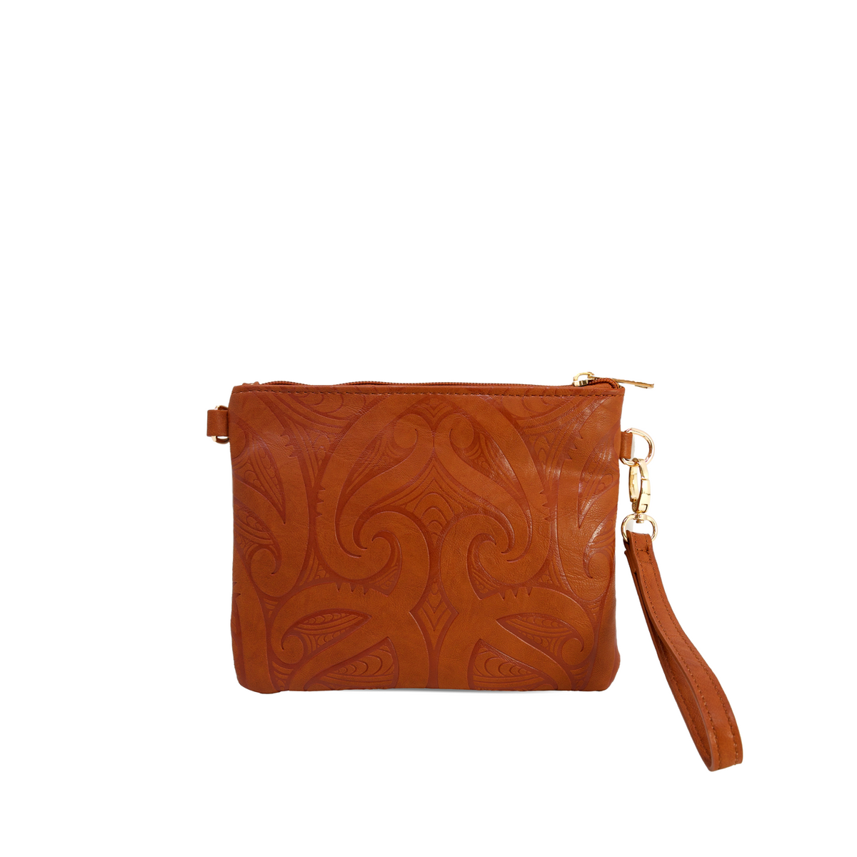 Miriama Grace-Smith Viaduct Bag 19.5x15.5cm Tan