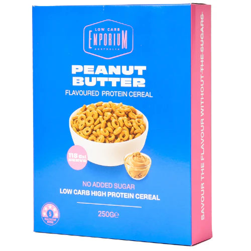 Protein Cereal Peanut Butter 250g-Low Carb Emporium-Matakana Pharmacy