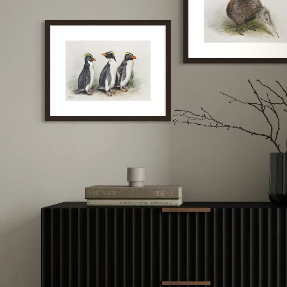 George Lodge- Print - Penguin A4-Te Papa Store-Matakana Pharmacy