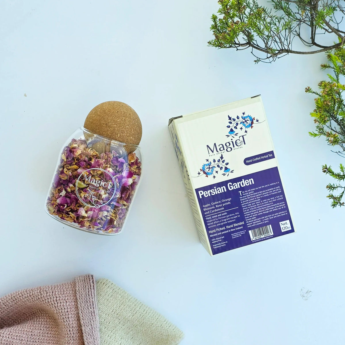 MagicT Persian Garden Blend - 60g Pouch & 120g Glass Jar-Magic T-Matakana Pharmacy