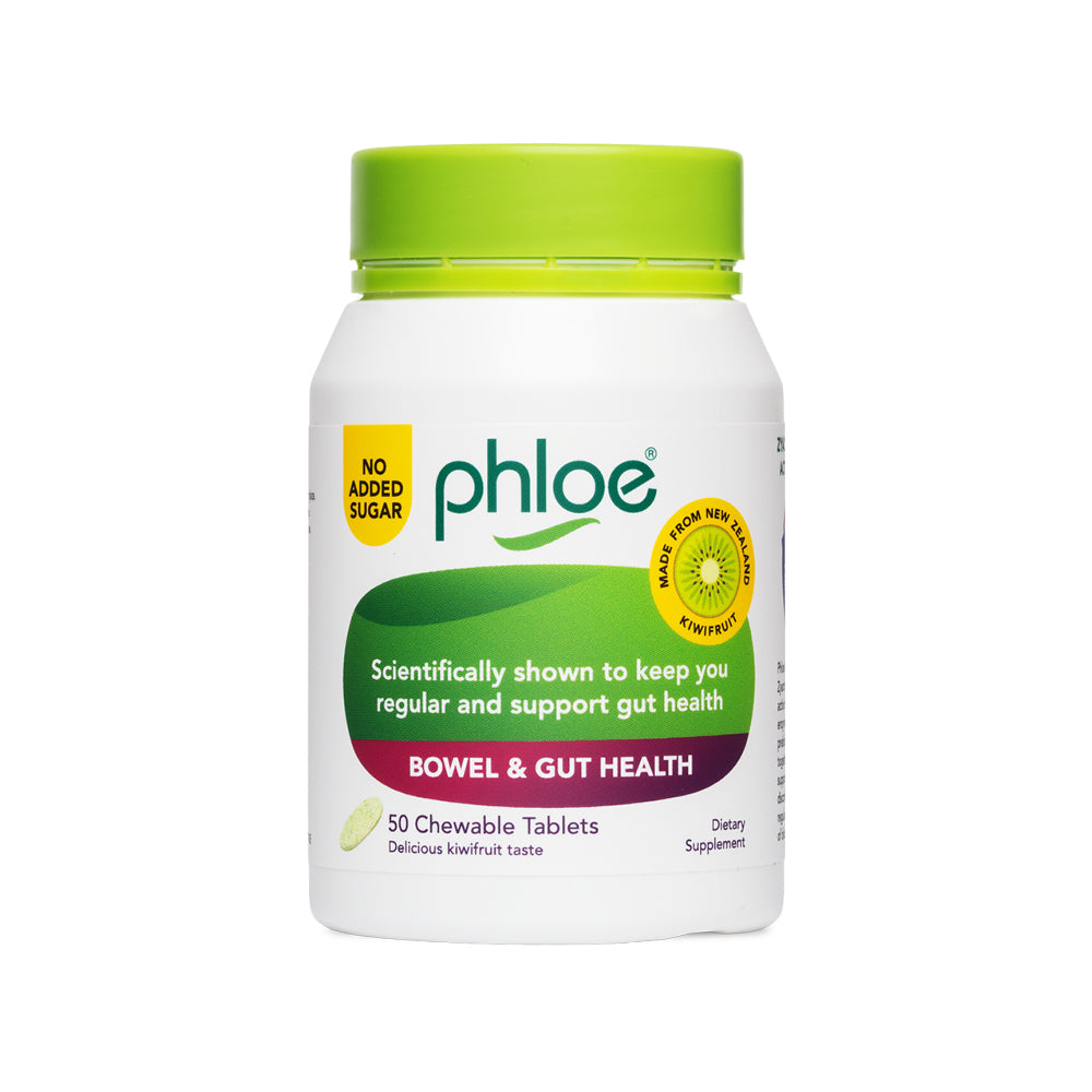 Phloe Bowel & Gut Health No Added Sugar 50 Chewable Tablets-Douglas Pharmaceuticals-Matakana Pharmacy