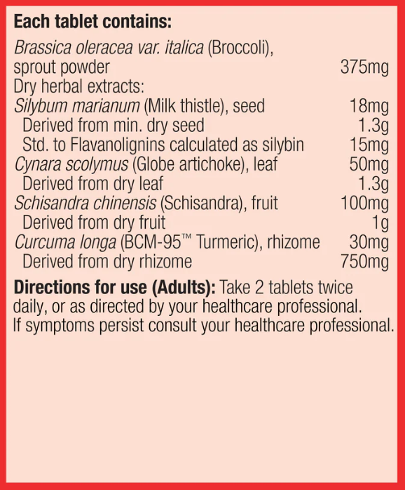 Phyto Liver Care (Previously Phyto Pro) 60 Tabs-Metagenics-Matakana Pharmacy