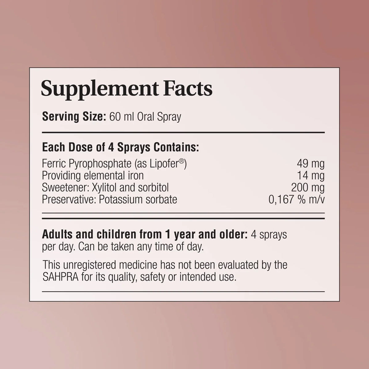 PHYTOCEUTICS Phytomst IronF Spr 60ml-NHTNAME-Matakana Pharmacy