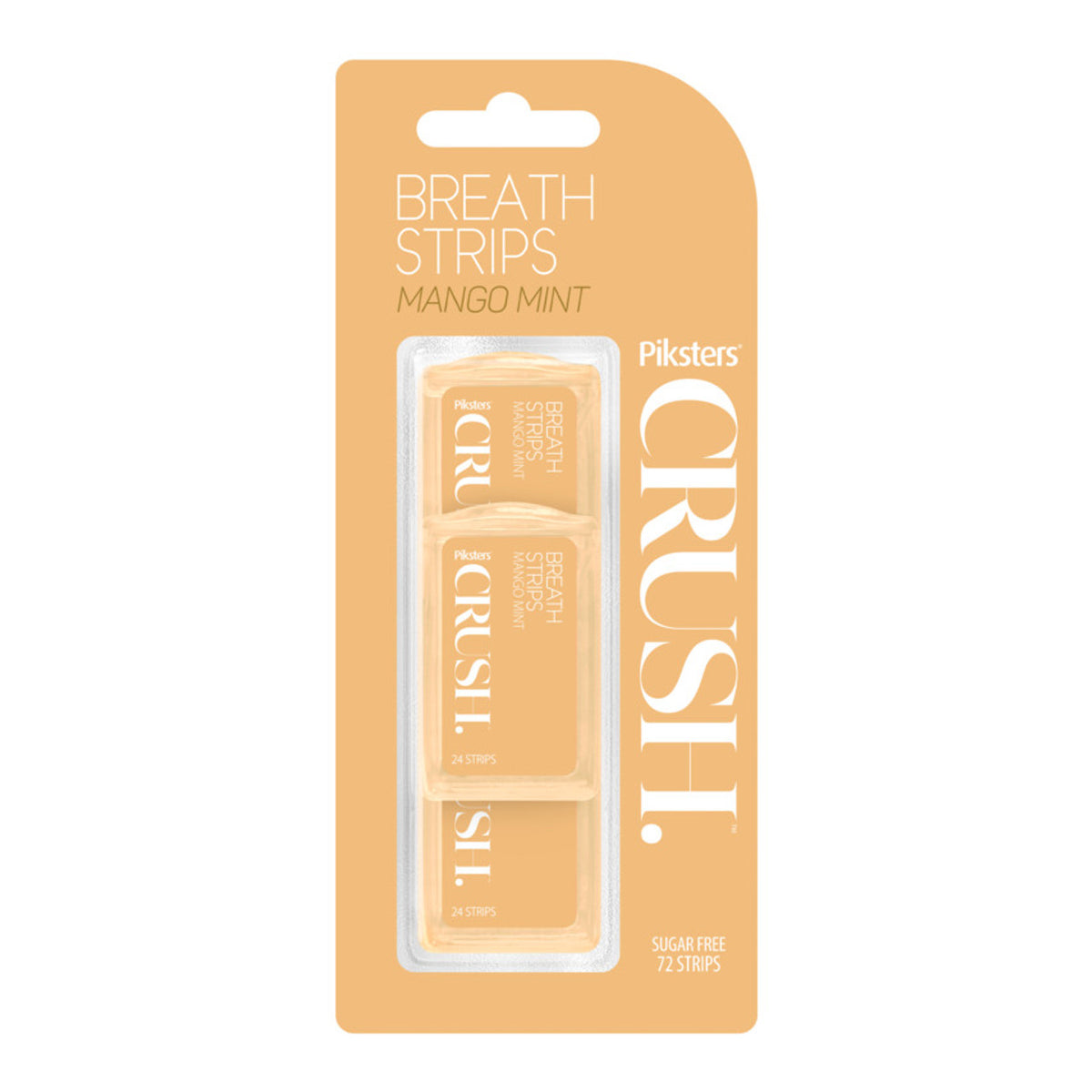 Image of PIKSTERS Crush Breath Strips Mango 72pk breath freshening strips