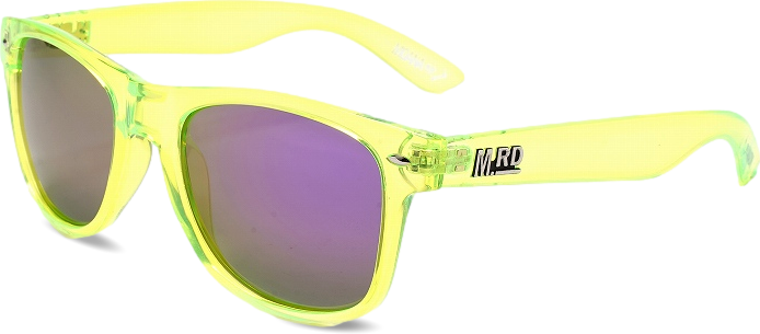 Image of Plastic Fantasic Sunglasses - Fluro Yellow (Polarized)