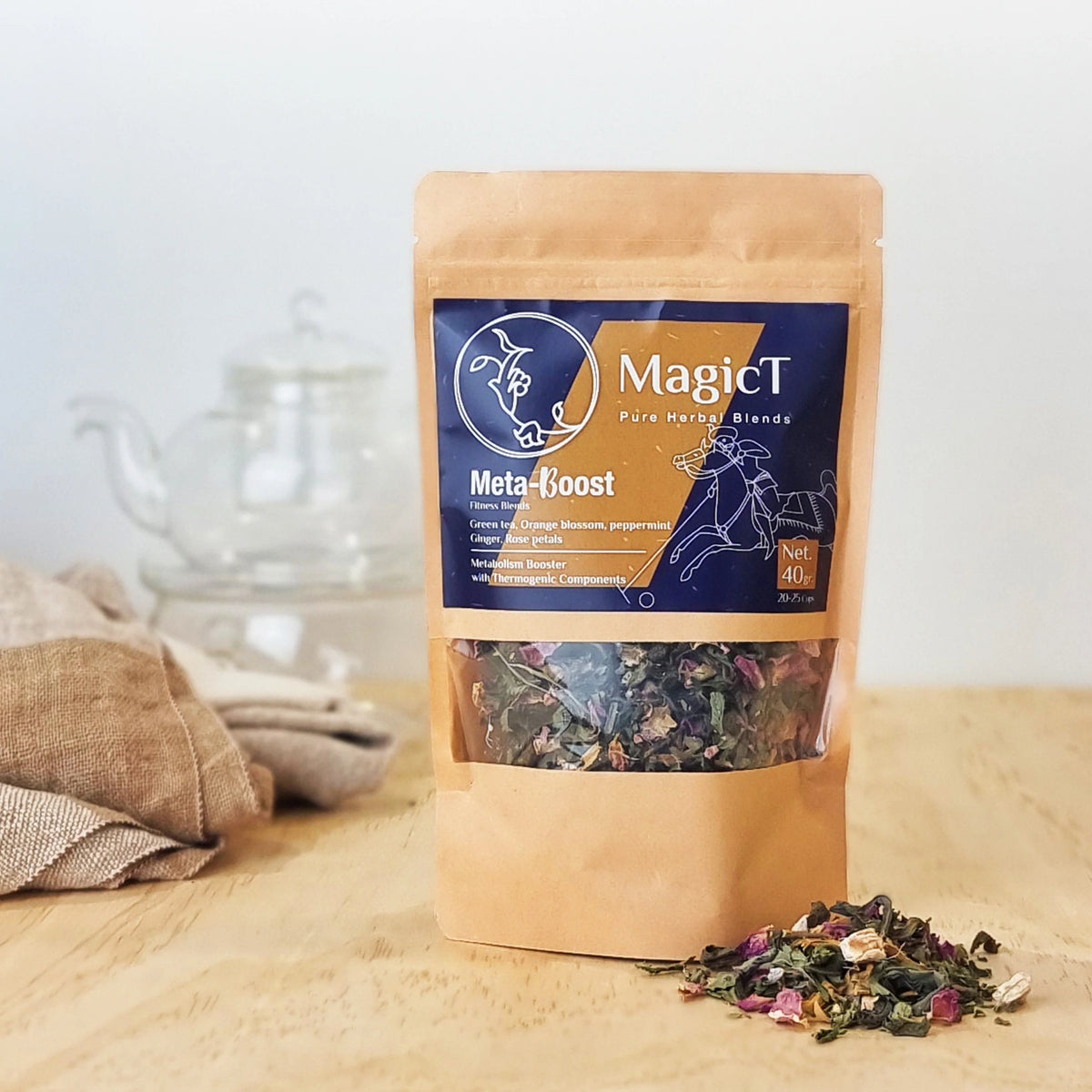 MagicT Meta Boost Tea Pouch 40g-Magic T-Matakana Pharmacy