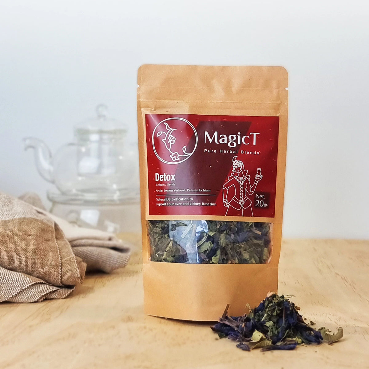 MagicT Detox Tea Pouch 20g-Magic T-Matakana Pharmacy