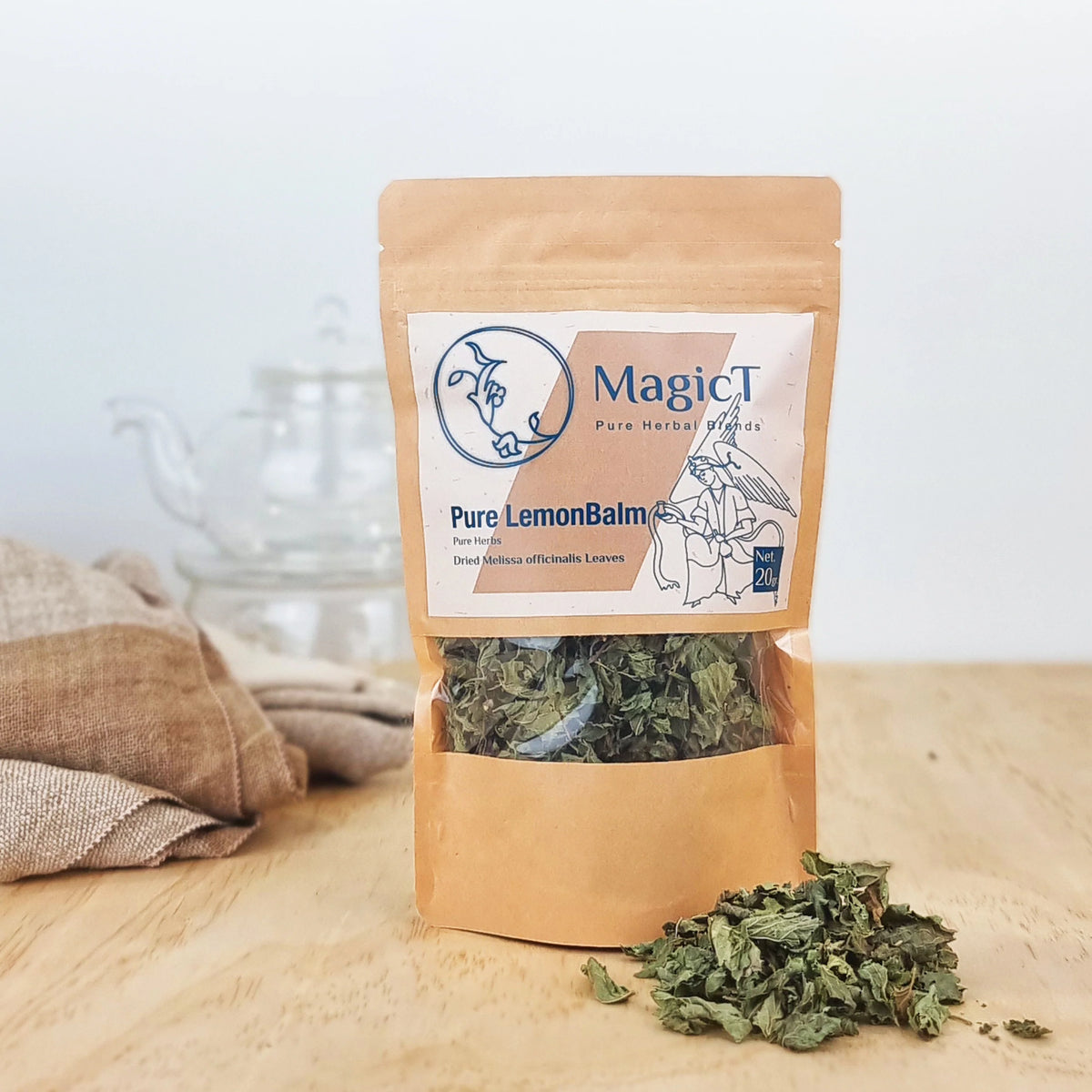 MagicT Pure Lemon Balm Tea Pouch 20g-Magic T-Matakana Pharmacy