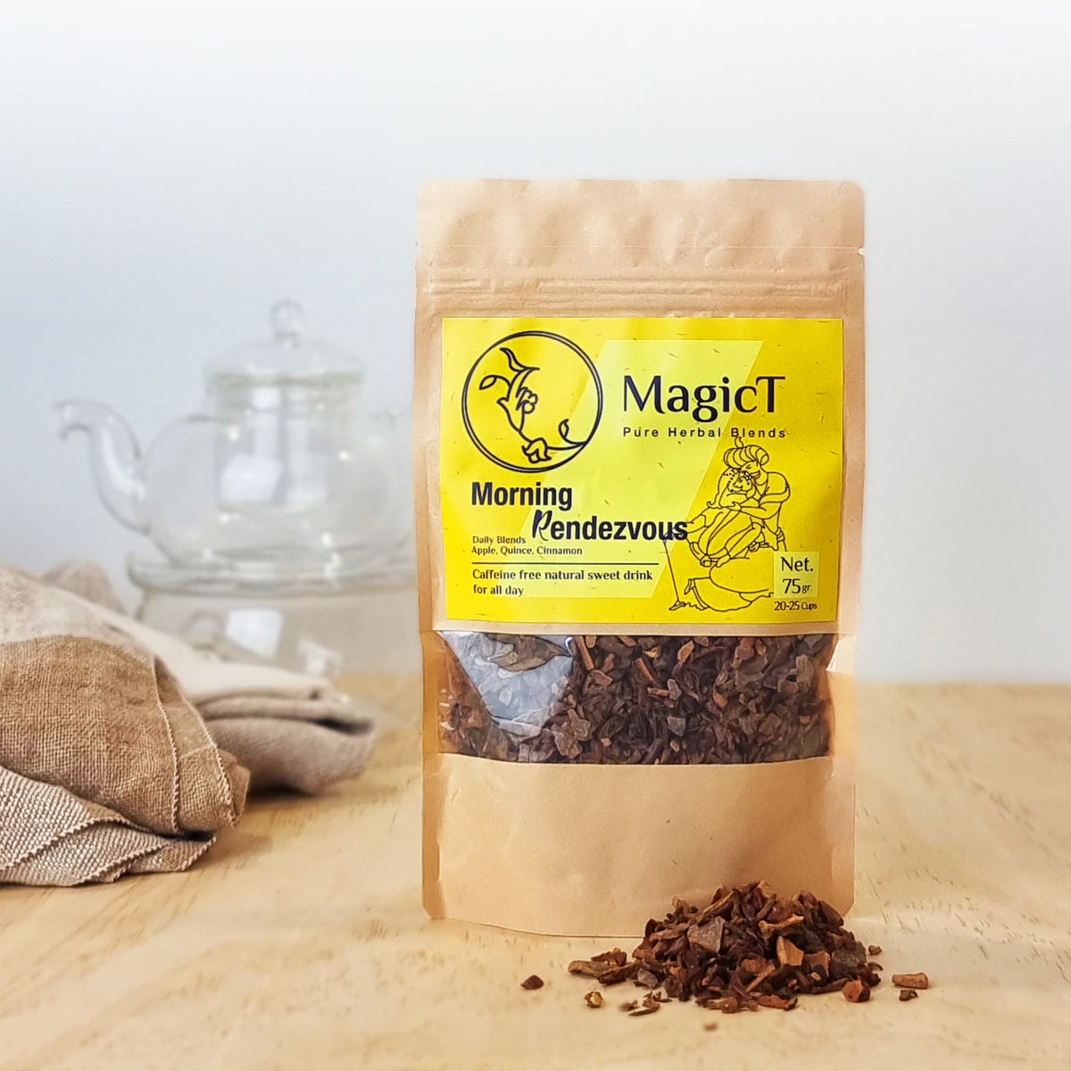 MagicT Daily ? Morning Rendezvous 75g Pouch-Magic T-Matakana Pharmacy
