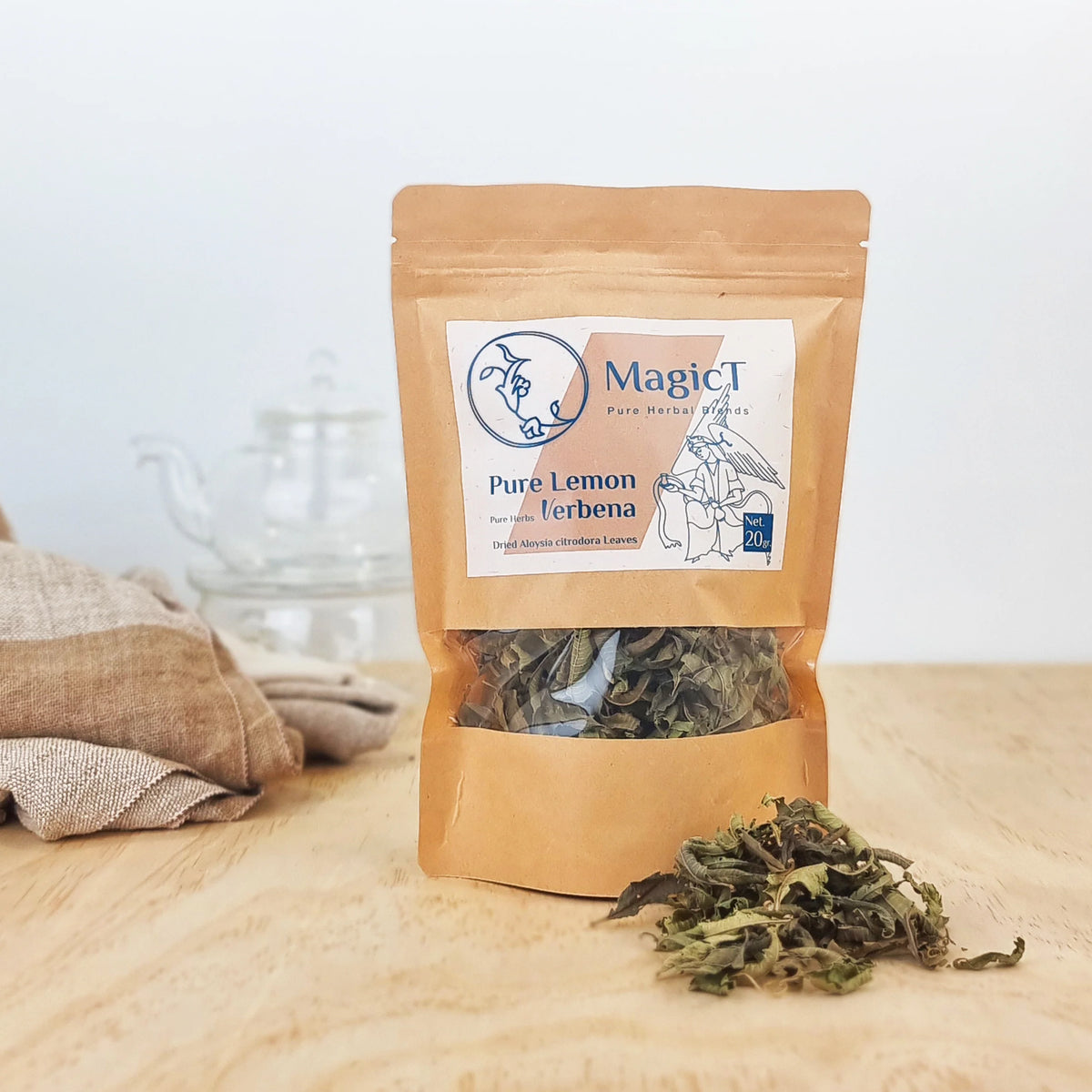 MagicT Pure Lemon Verbena Tea Pouch 20g-Magic T-Matakana Pharmacy