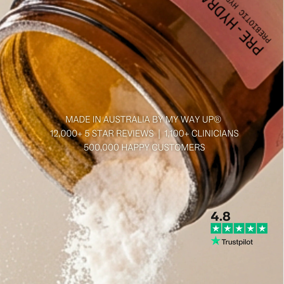 Pre-Hydrate Powder | Prebiotic Hydration + Electrolytes-my way up-Matakana Pharmacy