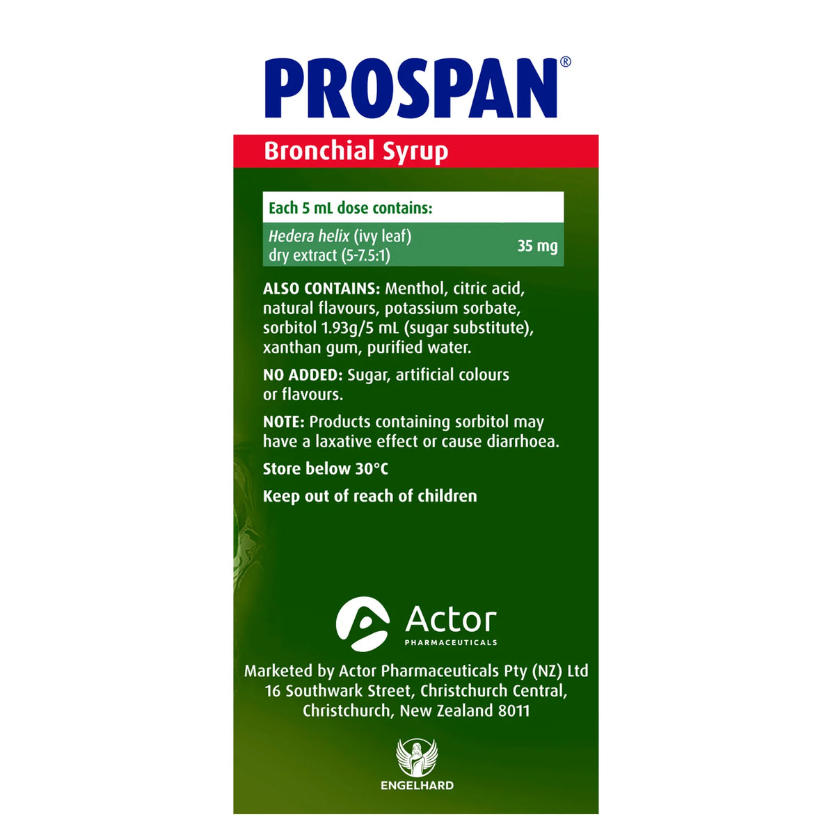 Prospan Bronchial Syrup Adults 100ml-Prospan-Matakana Pharmacy
