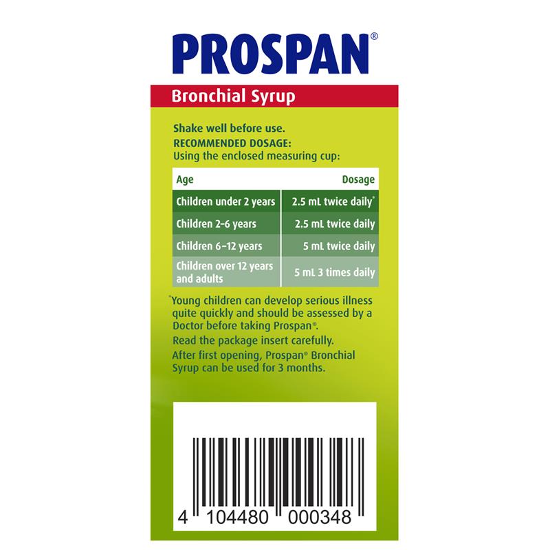 Prospan Bronchial Syrup Children 100ml-Prospan-Matakana Pharmacy
