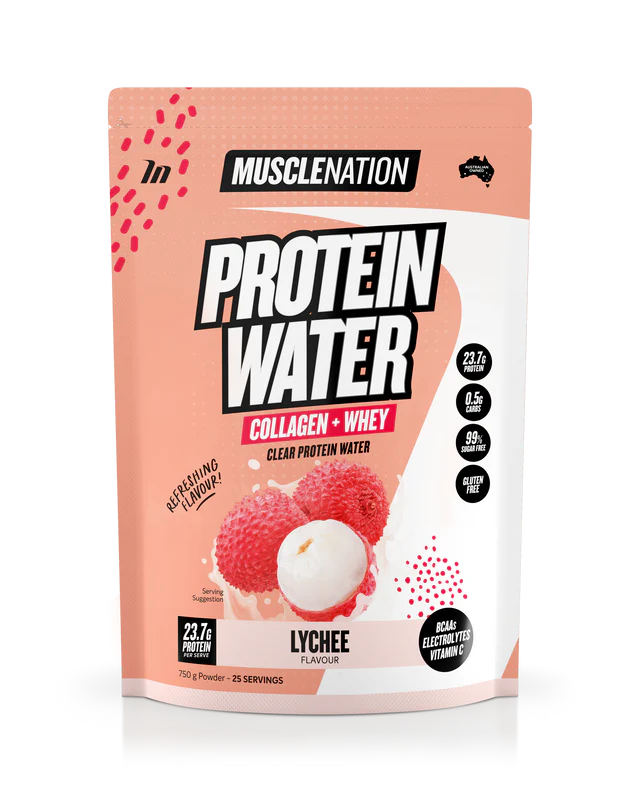 Protein Water Lychee 750g-MuscleNation-Matakana Pharmacy