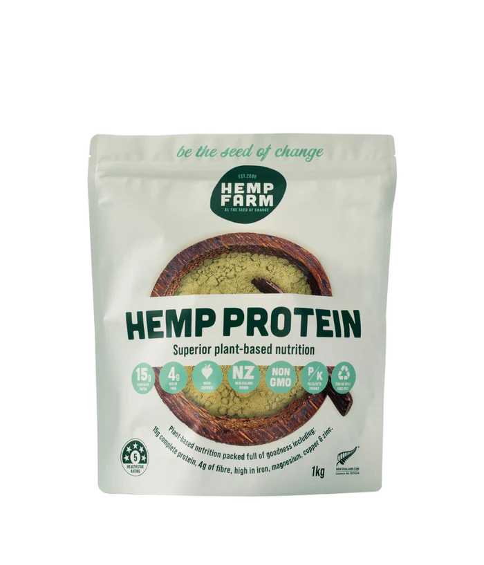 Hemp Protein Powder 1kg-Hemp Farm-Matakana Pharmacy