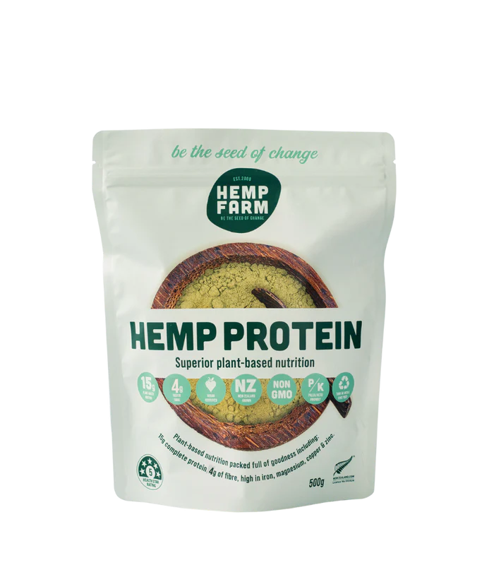 Hemp Protein Powder 500g-Hemp Farm-Matakana Pharmacy