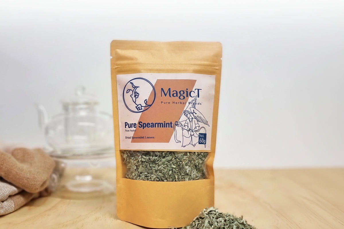 MagicT Pure Spearmint Tea Pouch 60g-Magic T-Matakana Pharmacy