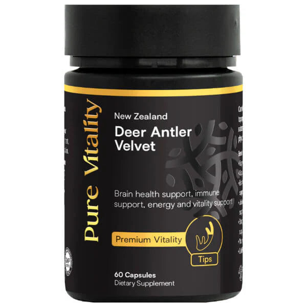 Image of Deer Antler Velvet - Premium Tips 250mg 60caps