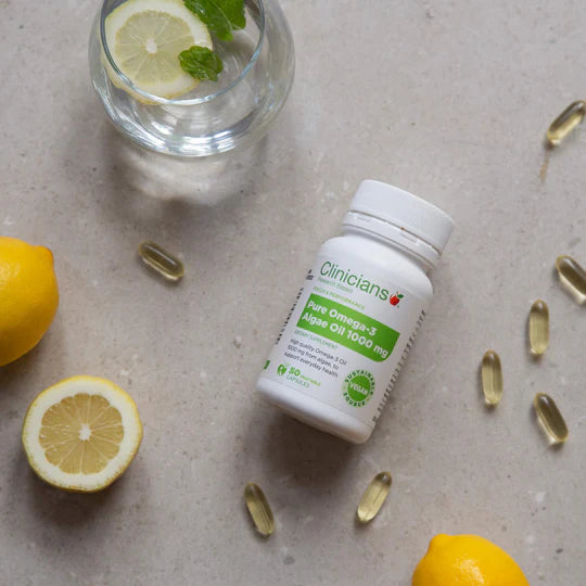 Vegan Omega-3 Algae Oil 50 Capsules | Clinicians-Clinicians-Matakana Pharmacy